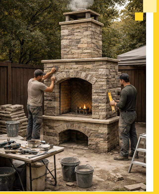 Проектирование и установка уличных каминов в Каменске-Шахтинском