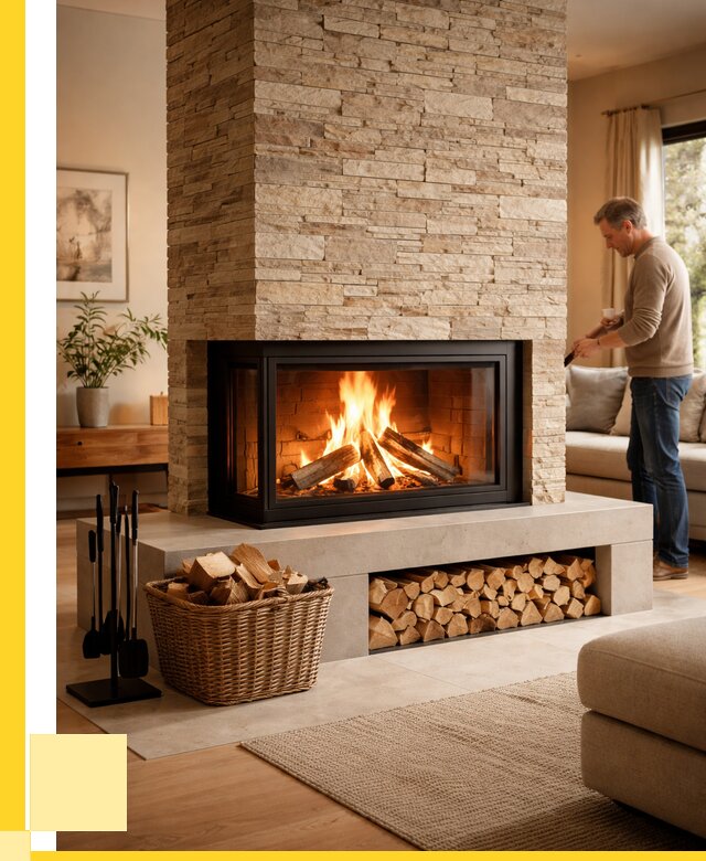 Дровяной камин под ключ в Каменске-Шахтинском от 206020 р. | ЭриданКсш