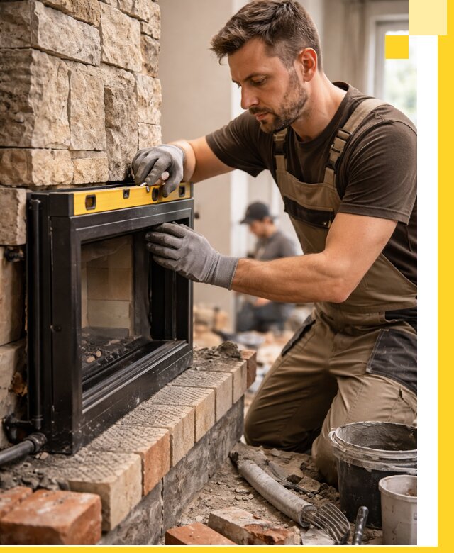 Дровяные камины под ключ в Каменске-Шахтинском: монтаж, обустройство