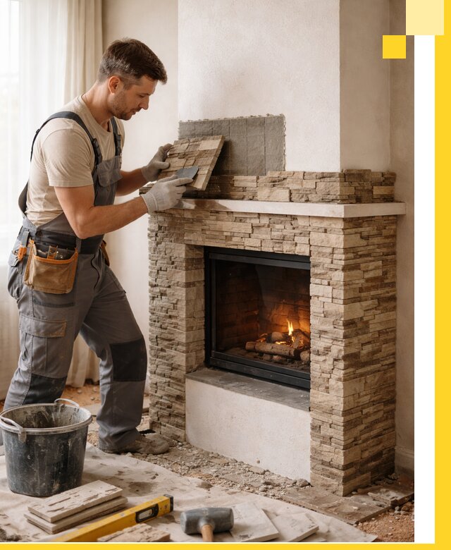 Изготовление и монтаж каминов для дома под ключ в Каменске-Шахтинском