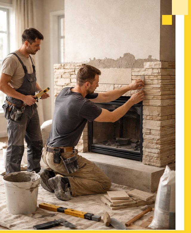 Установка и монтаж каминов для загородного дома в Каменске-Шахтинском