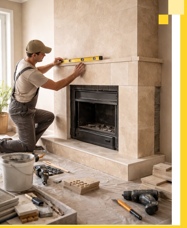 Установка и монтаж каминов в частном доме под ключ в Каменске-Шахтинском