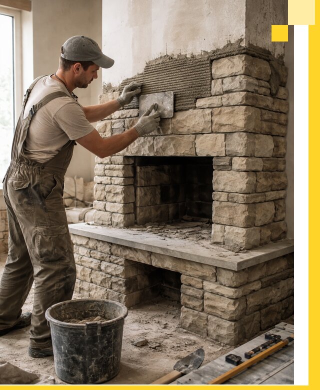 Строительство каминов под ключ в Каменске-Шахтинском от проектирования до монтажа