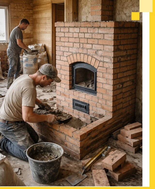 Профессиональное строительство печей в Каменске-Шахтинском под ключ