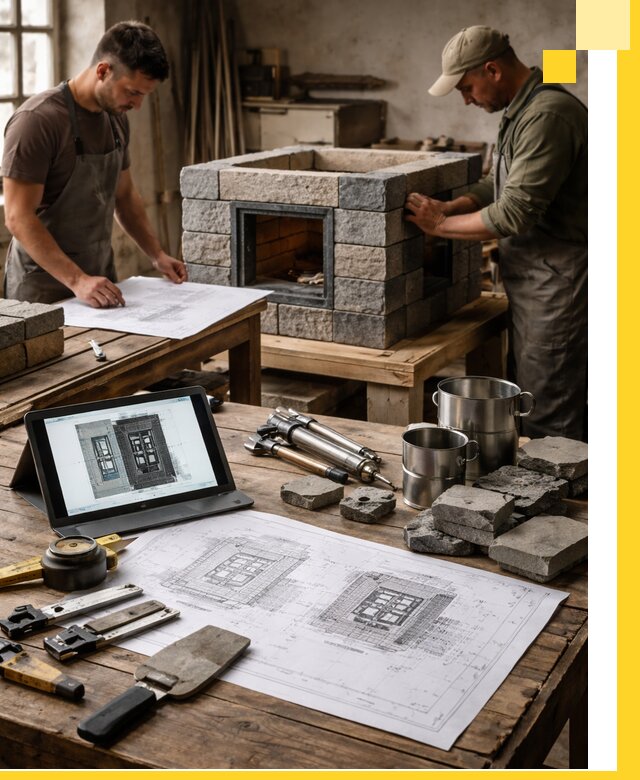 Разработка проектов печей с согласованием и монтажом в Каменске-Шахтинском