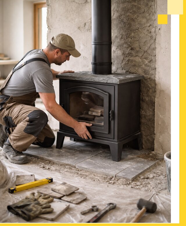 Профессиональный монтаж печей и каминов в Каменске-Шахтинском под ключ