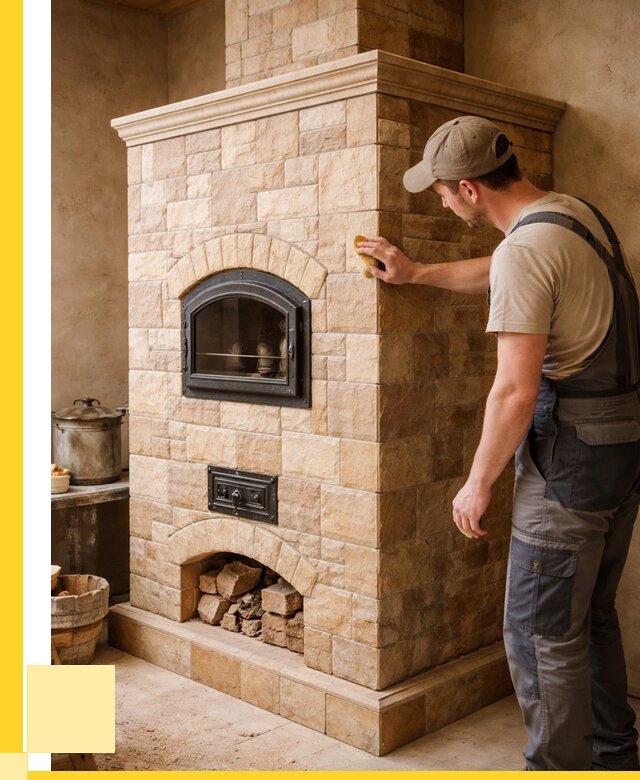 Облицовка печей в Каменске-Шахтинском от 4635 р. под ключ | ЭриданКсш