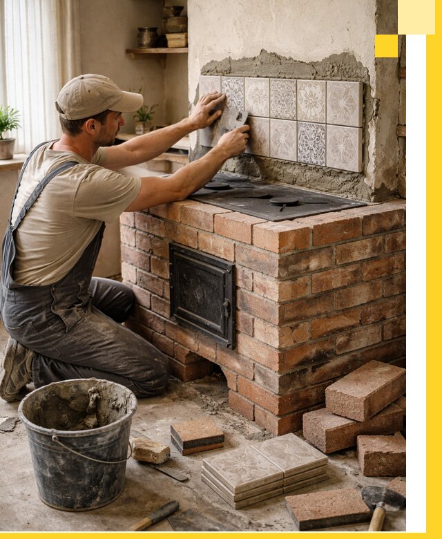 Печи с плитой на заказ монтаж гарантия и сервис в Каменске-Шахтинском