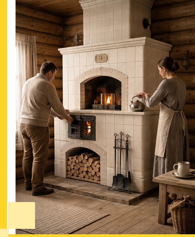 Русские печи в Каменске-Шахтинском: установка от 154515 р. ЭриданКсш