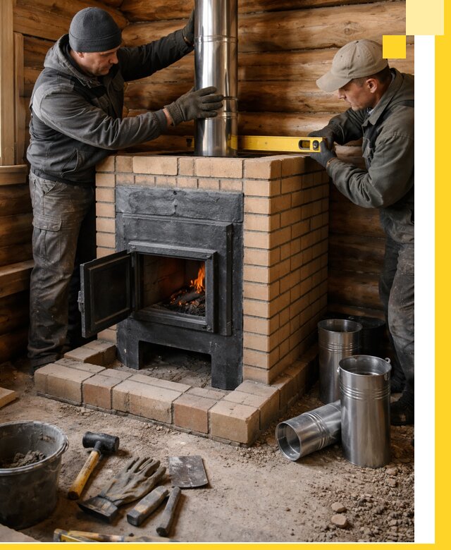 Проектирование, изготовление и установка банных печей в Каменске-Шахтинском