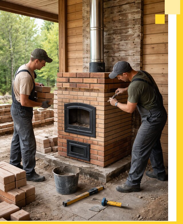 Производство и установка дачных печей под ключ в Каменске-Шахтинском