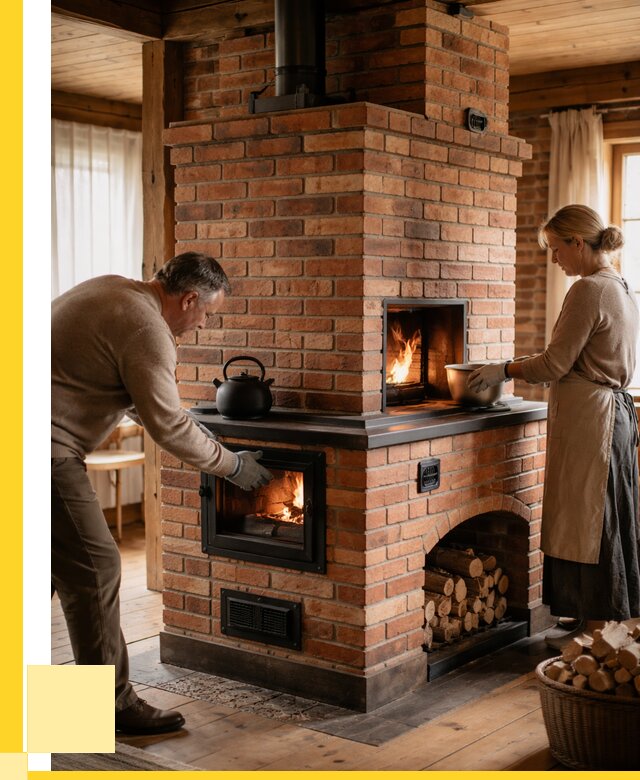 Печи для загородного дома под ключ в Каменске-Шахтинском от 82408 р. | ЭриданКсш