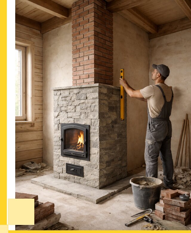 Печи и дымоходы под ключ в Каменске-Шахтинском от 46355 р., ЭриданКсш