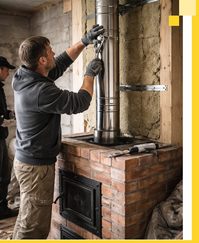 Изготовление и монтаж печей и дымоходов под ключ в Каменске-Шахтинском