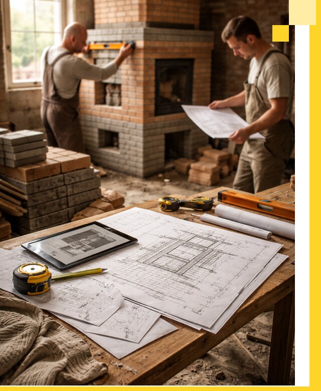 Проекты печей и каминов с индивидуальным дизайном в Каменске-Шахтинском