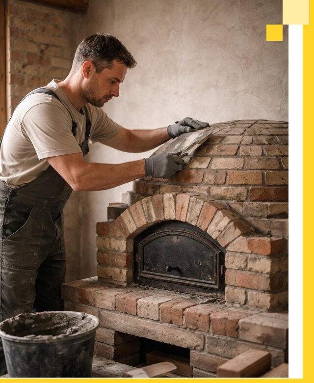 Изготовление и монтаж помпейских печей на заказ в Каменске-Шахтинском