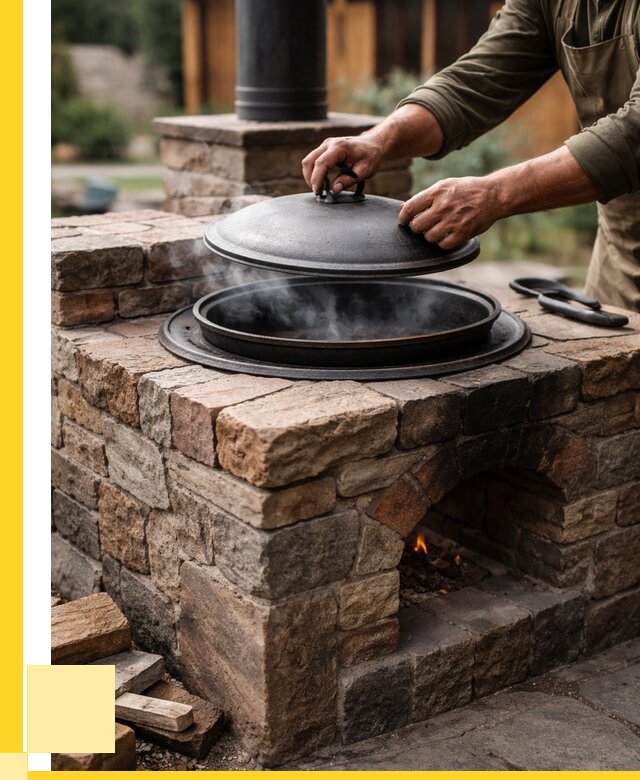 Печи для казана в Каменске-Шахтинском по цене от 18542 р. | ЭриданКсш