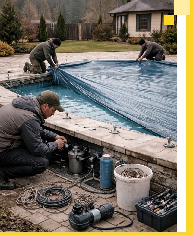 Консервация бассейнов в Каменске-Шахтинском: подготовка к длительному хранению