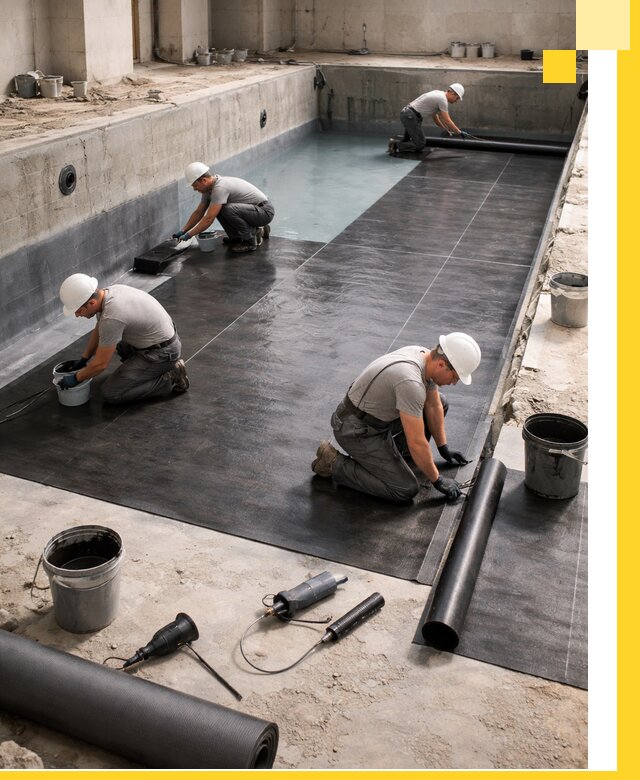 Профессиональная гидроизоляция бассейнов и чаш в Каменске-Шахтинском под ключ