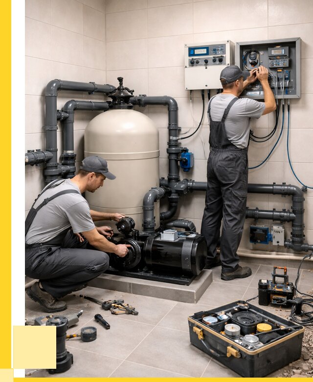 Монтаж оборудования для бассейнов в Каменске-Шахтинском от 41204 р. | ЭриданКсш