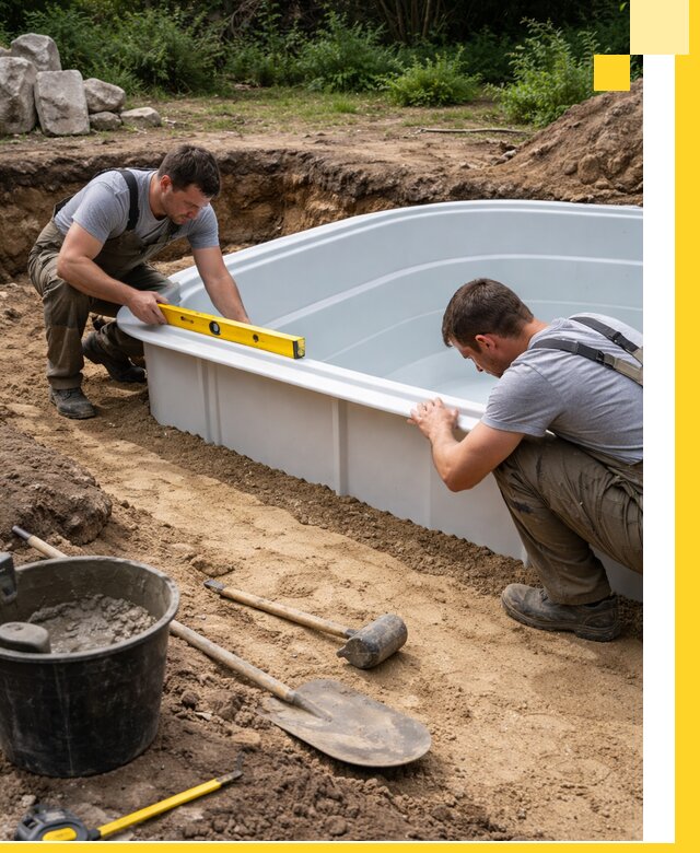 Производство и установка пластиковых бассейнов в Каменске-Шахтинском под ключ