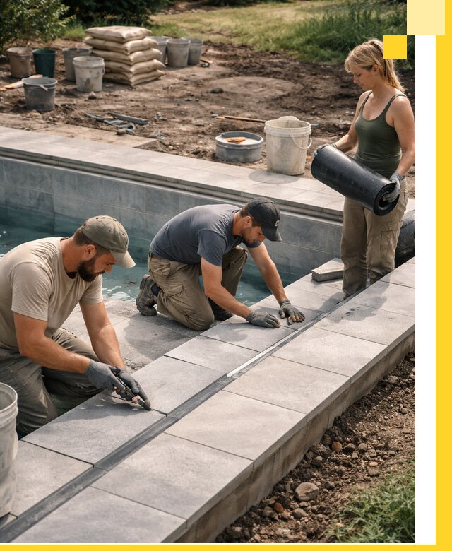 Строительство и монтаж уличных бассейнов под ключ в Каменске-Шахтинском