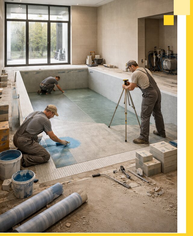 Проект и строительство закрытых бассейнов в Каменске-Шахтинском под ключ