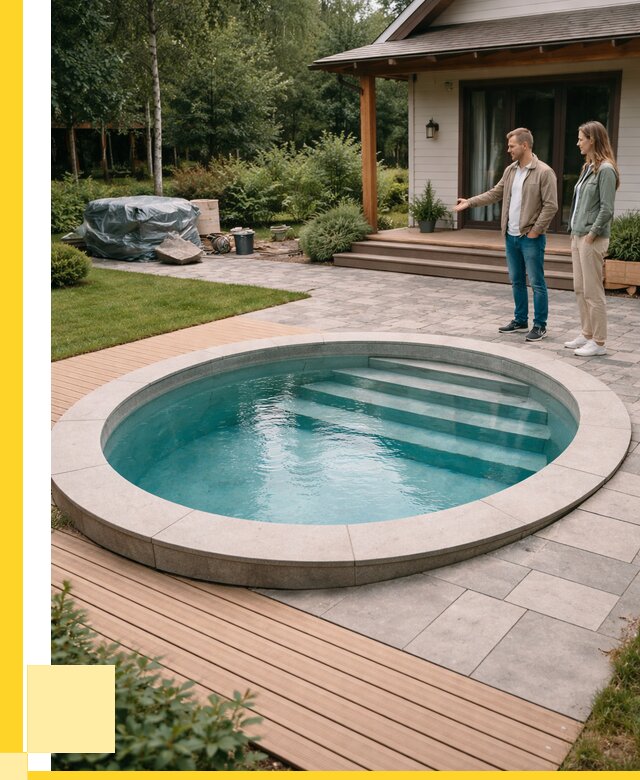 Бассейн на даче под ключ в Каменске-Шахтинском от 206020 р., ЭриданКсш