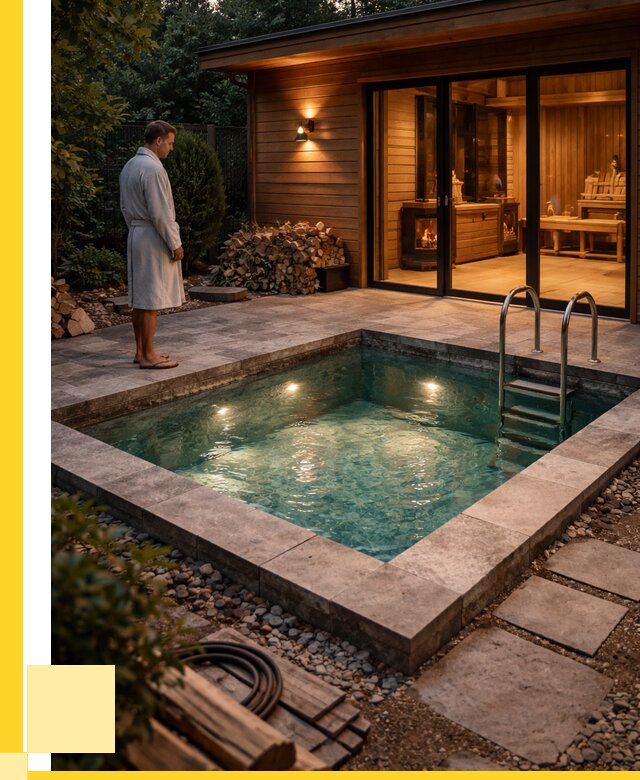 Бани с бассейном под ключ в Каменске-Шахтинском от 97860 р. | ЭриданКсш