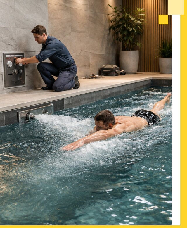 Проектирование и монтаж бассейнов с противотоком в Каменске-Шахтинском