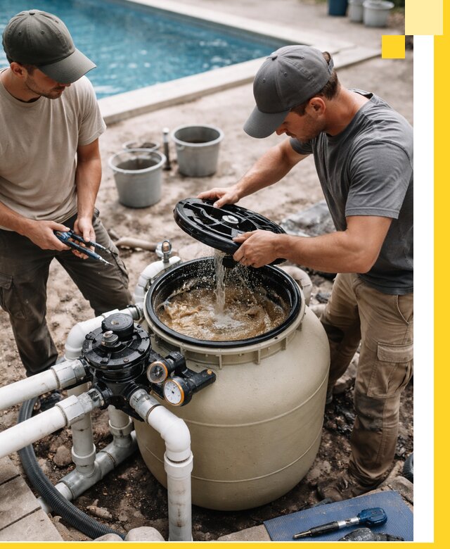 Установка и обслуживание песочных фильтров для бассейнов в Каменске-Шахтинском