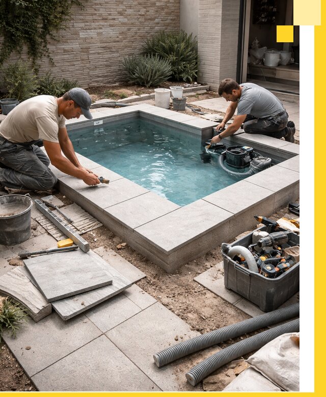 Мини бассейны под ключ в Каменске-Шахтинском, дизайн и установка