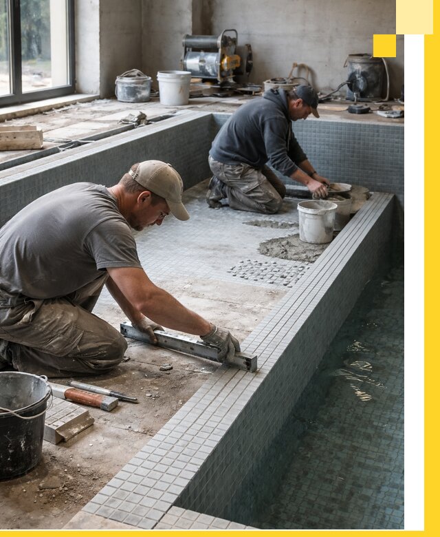 Строительство бассейна в частном доме в Каменске-Шахтинском под ключ