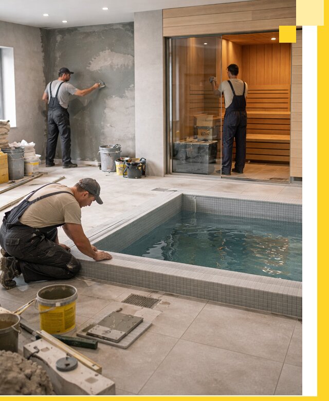 Проектирование и строительство сауны с бассейном в Каменске-Шахтинском