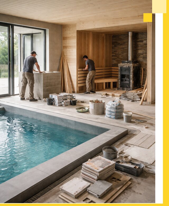 Проектирование и строительство бань с бассейном в Каменске-Шахтинском