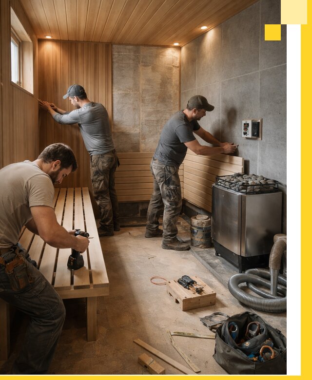 Сауны под ключ в Каменске-Шахтинском, проектирование, строительство, отделка