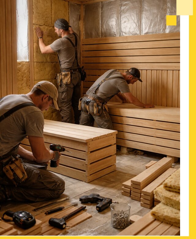 Профессиональное строительство саун под ключ в Каменске-Шахтинском