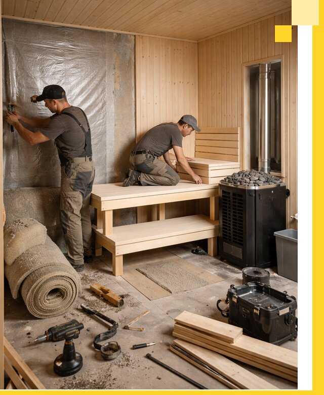 Проекты саун под ключ в Каменске-Шахтинском дизайн и строительство