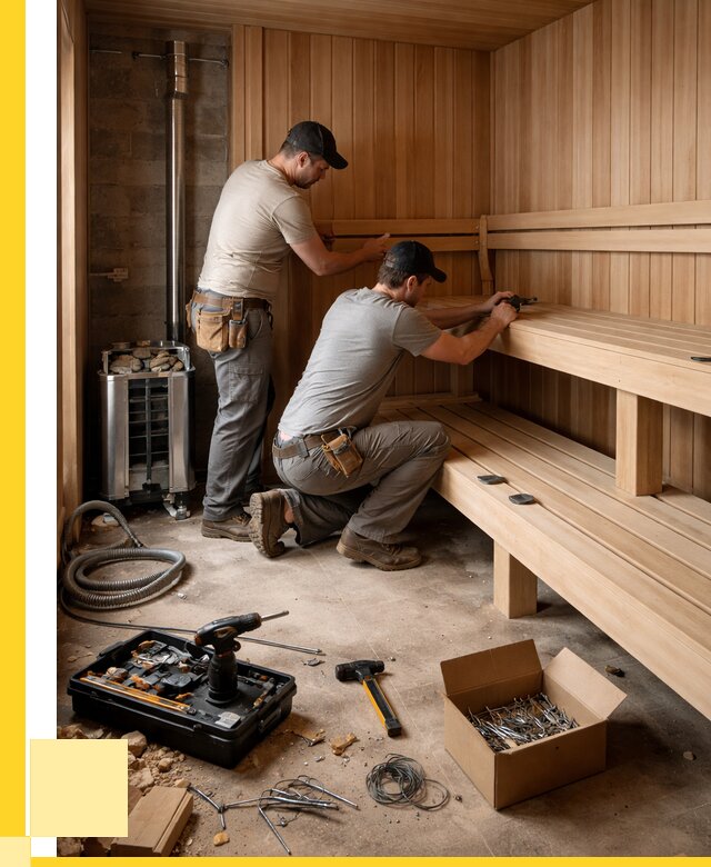 Монтаж саун под ключ в Каменске-Шахтинском от 123612 р. | ЭриданКсш