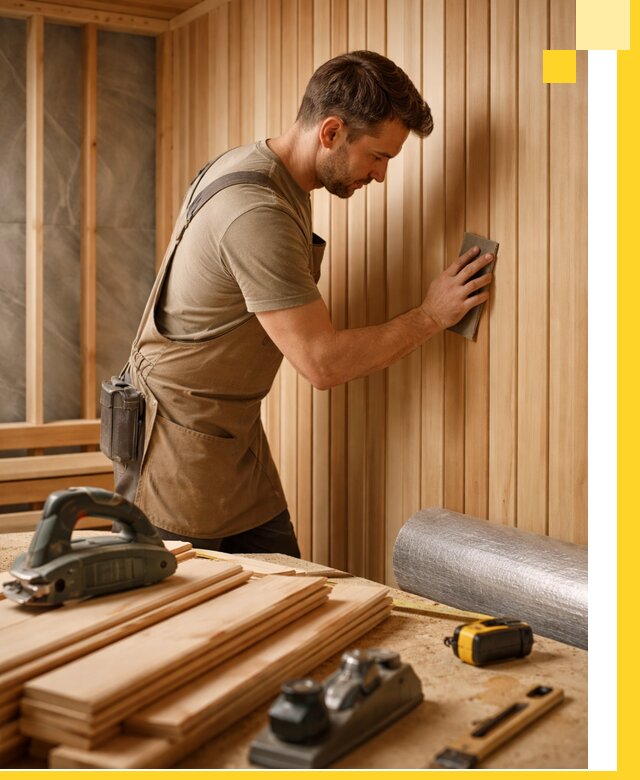 Профессиональная отделка саун и парных под ключ в Каменске-Шахтинском