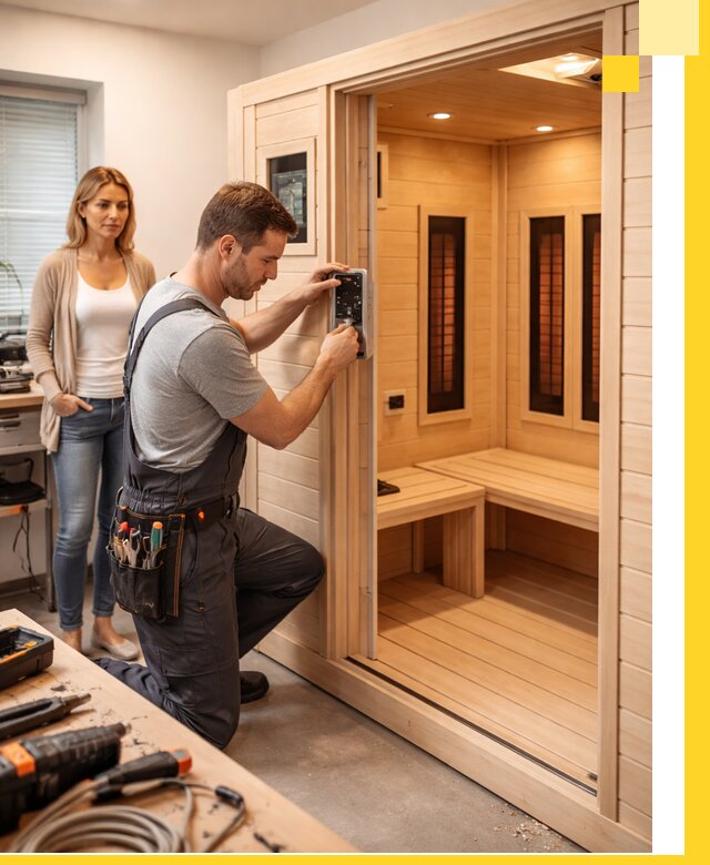 Инфракрасные сауны под ключ в Каменске-Шахтинском продажа и установка