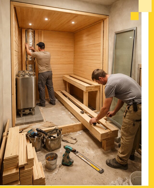 Проектирование и установка домашних саун под ключ в Каменске-Шахтинском