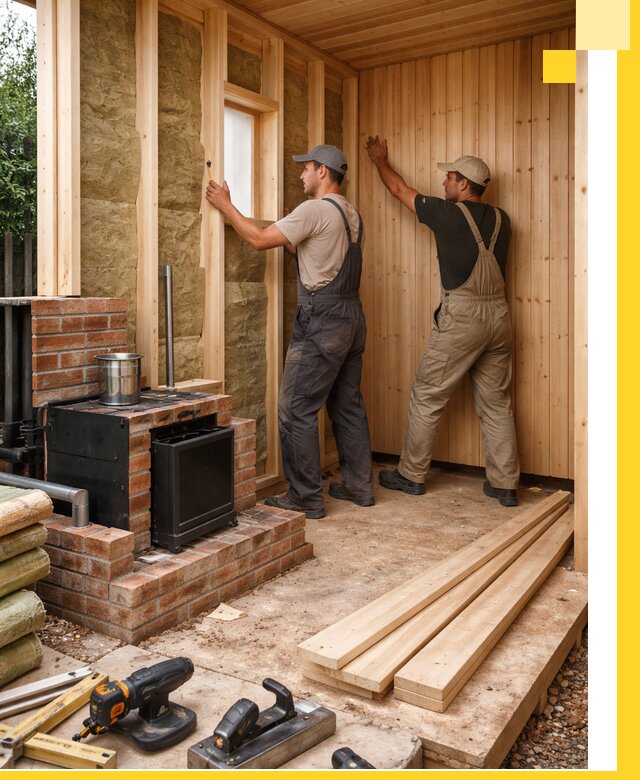 Строительство и установка дачных саун под ключ в Каменске-Шахтинском