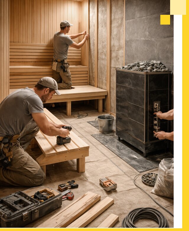 Дизайн и строительство интерьерных саун под ключ в Каменске-Шахтинском