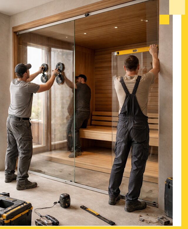 Производство и монтаж стеклянных саун под ключ в Каменске-Шахтинском