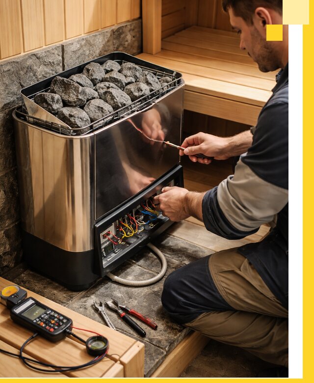 Продажа и установка электрокаменок для саун в Каменске-Шахтинском