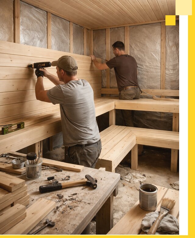 Профессиональная отделка бань и саун под ключ в Каменске-Шахтинском