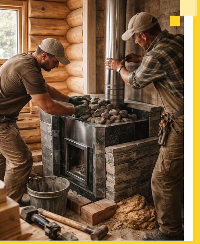 Строительство и отделка русских бань под ключ в Каменске-Шахтинском