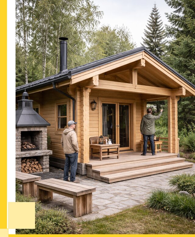 Деревянные бани под ключ в Каменске-Шахтинском от 463545 р. | ЭриданКсш