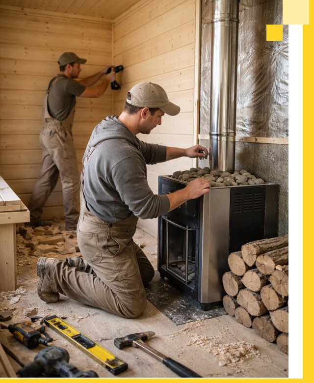 Строительство деревянных бань под ключ в Каменске-Шахтинском проекты и монтаж